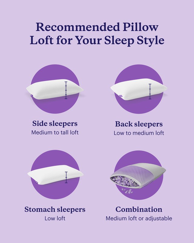 Side sleeper lying in a car's folded-down back seat with a thick pillow filling the gap between shoulder and seat surface